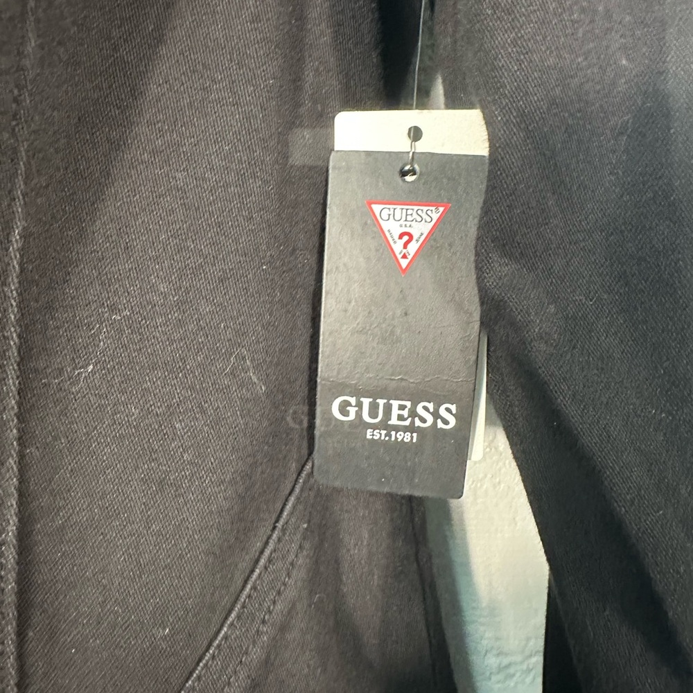 Guess Black Jean Corset Dress Size Large NWT - Picture 10 of 10